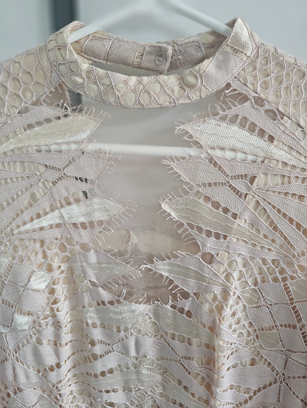 FREE PEOPLE Women Deco Lace Mini Combo Dress | Size 4 NWOT - Picture 5 of 15